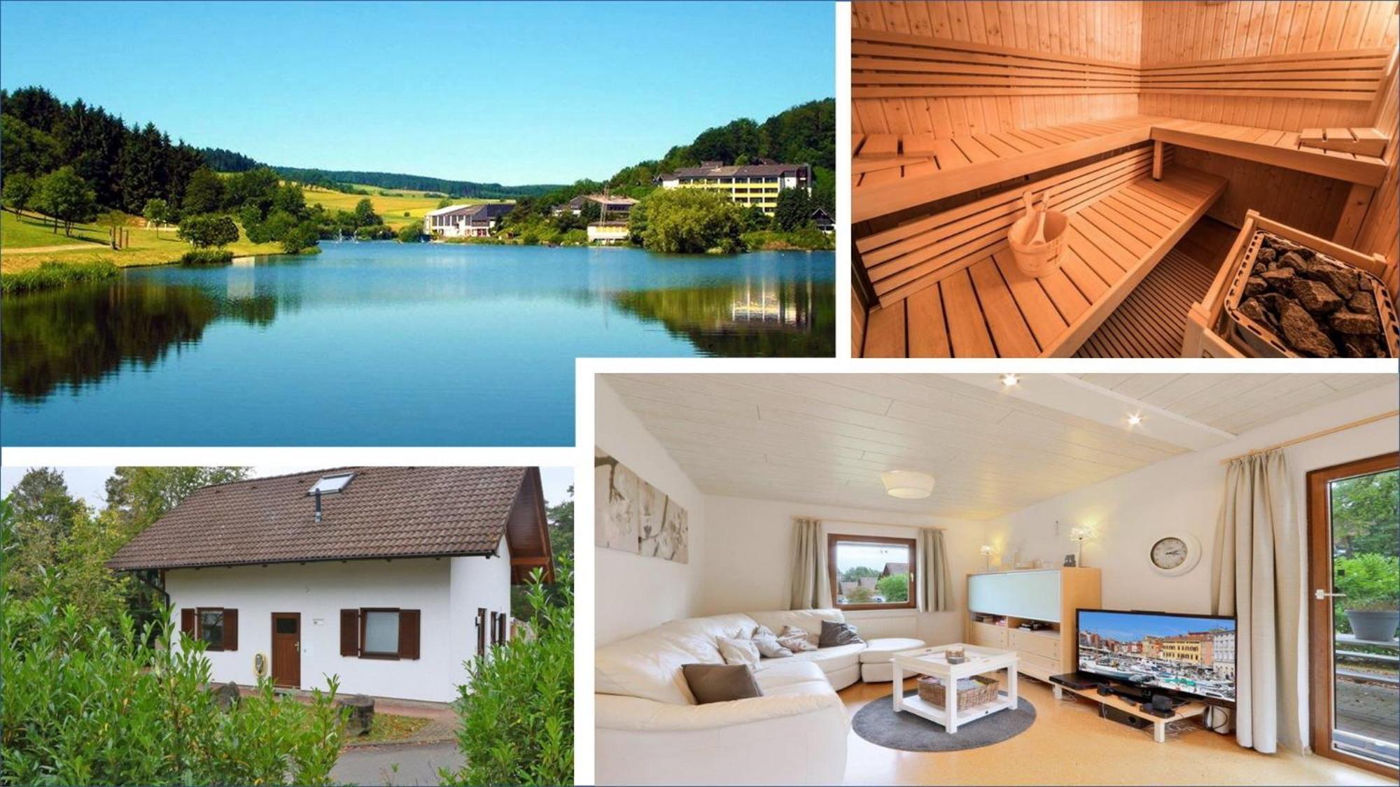Ferienhaus Anne mit Sauna, See, Wald und Ruhe Kirchheim  Exterior foto